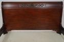 63558: HENKEL HARRIS King Size Mahogany Sleigh Bed