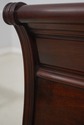 63558: HENKEL HARRIS King Size Mahogany Sleigh Bed