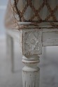 67128: French Louis XVI Style Painted Finish 6 Leg