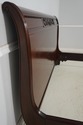 63558: HENKEL HARRIS King Size Mahogany Sleigh Bed