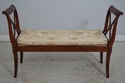 67126: Regency Style Tufted Upholstered Seat Windo