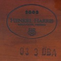 62643EC: HENKEL HARRIS Model 199 Mahogany Queen Po