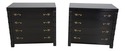 61312EC: Pair JOHN STEWART Mid Century Modern Blac