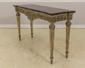 L58333EC: Regency Style Silver Gilt Faux Marble To