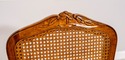 L71394: Set of 8 BAKER Louis XV Walnut Cane Back D