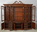 66681: MAITLAND SMITH Large Mahogany Bookcase Brea