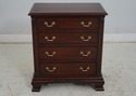 66879: Pair HENKEL HARRIS Mahogany Nightstands