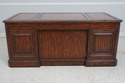 64611: SLIGH ELLIS Leather Top Executive Desk