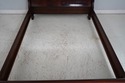 66365: Carved Flame Mahogany Queen Sleigh Bed