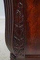 66365: Carved Flame Mahogany Queen Sleigh Bed