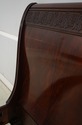 66365: Carved Flame Mahogany Queen Sleigh Bed