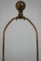 F29351EC: STIFFEL Brass & Crackle Glass Table Lamp