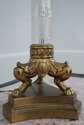 LF29491: &nbsp;WARREN KESSLER Crystal & Brass Column L