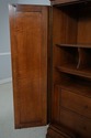 66876: NATIONAL MT. AIRY Burl Wood Armoire TV Cabi