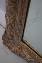 66595: Large Gilt Ornate Frame Hanging Wall Mirror