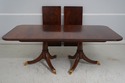 L66493: MAITLAND SMITH Crotch Mahogany Dining Tabl