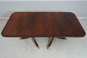 L66493: MAITLAND SMITH Crotch Mahogany Dining Tabl