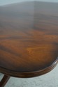 L66493: MAITLAND SMITH Crotch Mahogany Dining Tabl