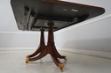 L66493: MAITLAND SMITH Crotch Mahogany Dining Tabl