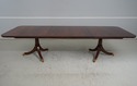 L66493: MAITLAND SMITH Crotch Mahogany Dining Tabl