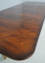 L66493: MAITLAND SMITH Crotch Mahogany Dining Tabl