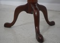  71408: HENKEL HARRIS Mahogany Round Pedestal Side