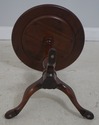  71408: HENKEL HARRIS Mahogany Round Pedestal Side