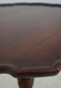  71407: HENKEL HARRIS Mahogany Tilt top Piecrust T