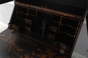 L71199: HARDEN Black Painted Chinoiserie Secretary