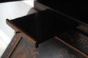 L71199: HARDEN Black Painted Chinoiserie Secretary