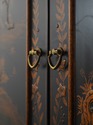 L71199: HARDEN Black Painted Chinoiserie Secretary
