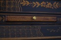 L71199: HARDEN Black Painted Chinoiserie Secretary