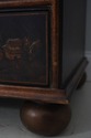 L71199: HARDEN Black Painted Chinoiserie Secretary