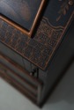 L71199: HARDEN Black Painted Chinoiserie Secretary