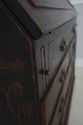 L71199: HARDEN Black Painted Chinoiserie Secretary
