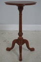  71536: Vintage Bench Made Round Pedestal Cherry D