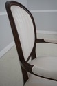 L71540: Set Of 8 STICKLEY Oval Back Louis XV Mahog