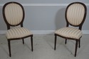 L71540: Set Of 8 STICKLEY Oval Back Louis XV Mahog