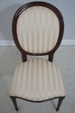 L71540: Set Of 8 STICKLEY Oval Back Louis XV Mahog