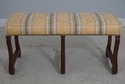  71569: English Regency Six-Leg Mahogany Upholster
