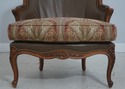 71567: French Louis XV Style Leather And Mahogany 