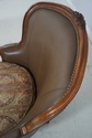 71567: French Louis XV Style Leather And Mahogany 