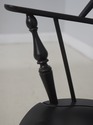  L71409: Set Of Six Black Bow Back Windsor Dining 