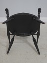  L71409: Set Of Six Black Bow Back Windsor Dining 