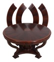 L59941EC: JONATHAN CHARLES Round Mahogany Dining R