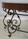 L61716EC: MAITLAND SMITH ½ Round Wrought Iron Bas