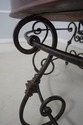 L61716EC: MAITLAND SMITH ½ Round Wrought Iron Bas