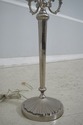LF62853EC: Pair Silver Plated Tall Torchiere Style