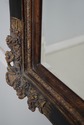 66616: Regency Ornate Block & Gold Framed Mirror