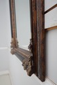 66616: Regency Ornate Block & Gold Framed Mirror